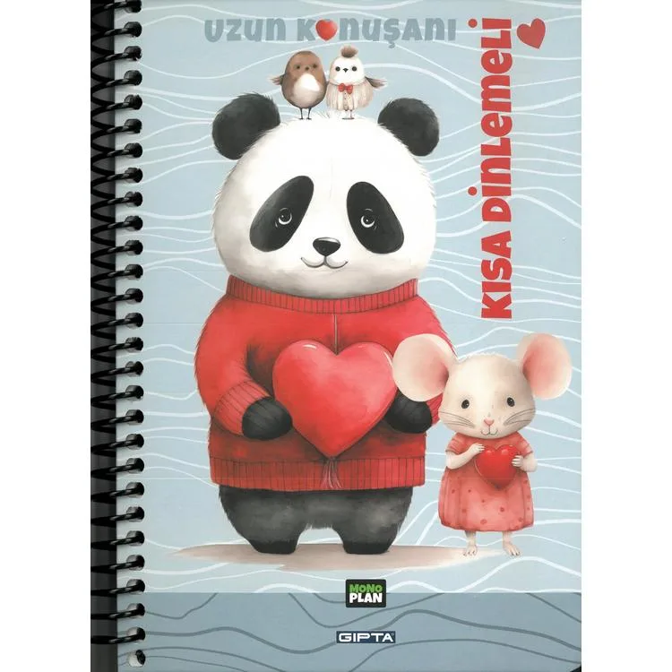 GIPTA 7329 MONO PLANLAYICI SPİRALLİ SERT KAPAK 17X24 96 YP. PLANNER DEFTER