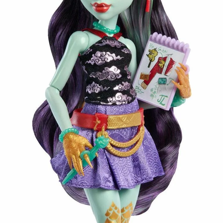 MATTEL HYV58 MONSTER HIGH ACAYİP HAVALI ARKADAŞLAR JINAFIRE LONG 30 CM KOLEKSİYON BEBEĞİ 3+