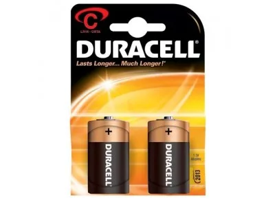 DURACELL C ORTA BOY PİL 2'Lİ KART