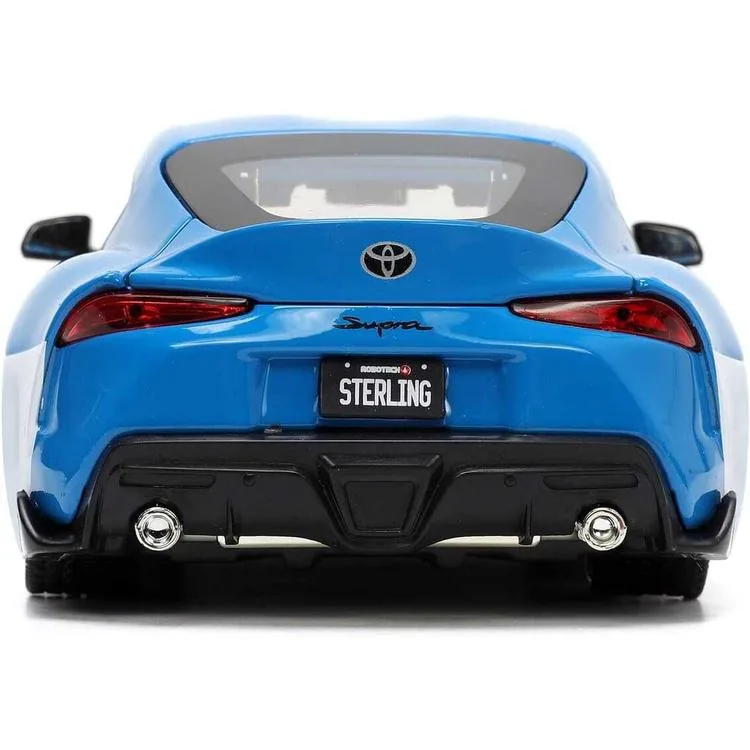 SİMBA JADA 3255051 ROBOTECH 1:24 MAX STERLING 2020 TOYOTA SUPRA DIE CAST FİGÜR METAL ARABA 8+