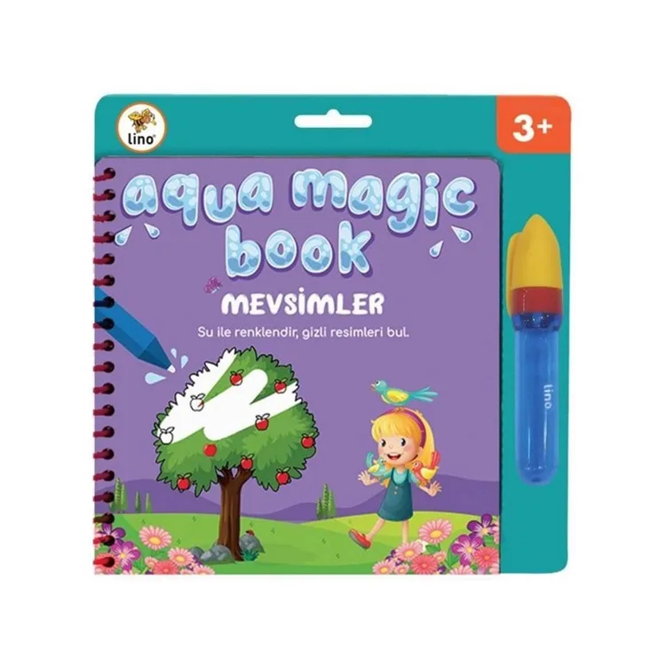 LİNO TFL-1005 AQUA MAGIC BOOK MEVSİMLER (SİHİRLİ BOYAMA KİTABI)