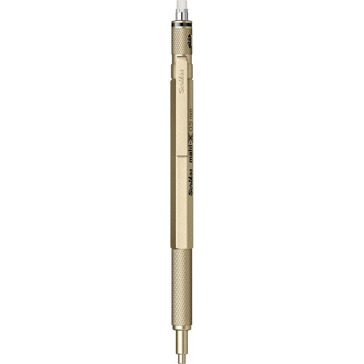 SCRIKSS MATRI-X VERSATİL KALEM 0.5 ŞEFFAF AMBALAJ METALİK ALTIN