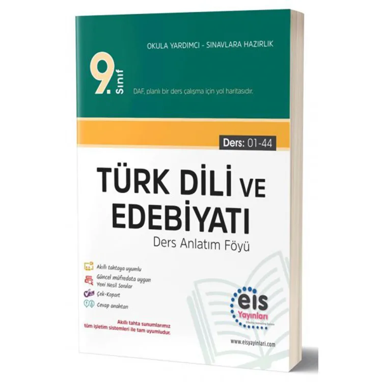 EİS 9. SINIF TÜRK DİLİ VE EDEBİYATI DERS ANLATIM FÖYÜ