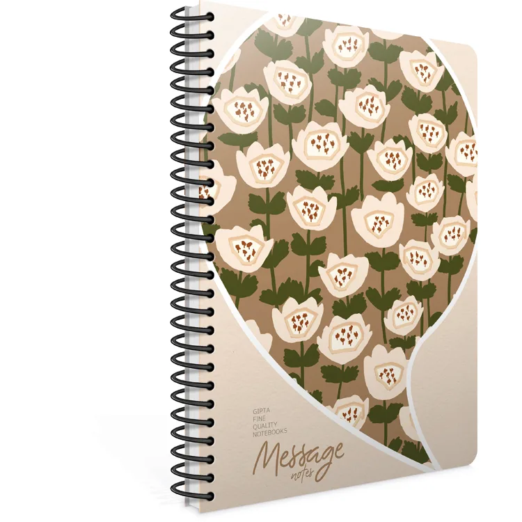 GIPTA MESSAGE NOTES SPİRALLİ SERT KAPAK DEFTER 17x24 120YP. KARELİ