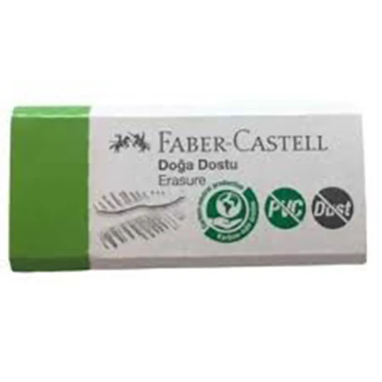 FABER CASTELL DOĞA DOSTU DUST-FREE PVC-FREE YEŞİL SİLGİ