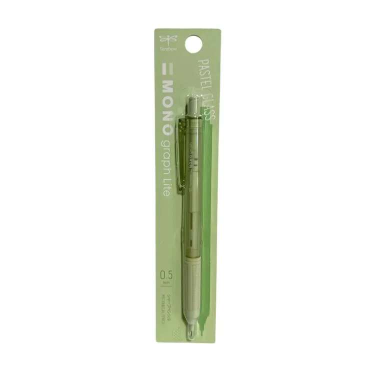 TOMBOW MONO GRAPH MEKANİK KURŞUN KALEM 0.5MM LITE PASTEL GLASS- CAM YEŞİL MGL607LPK