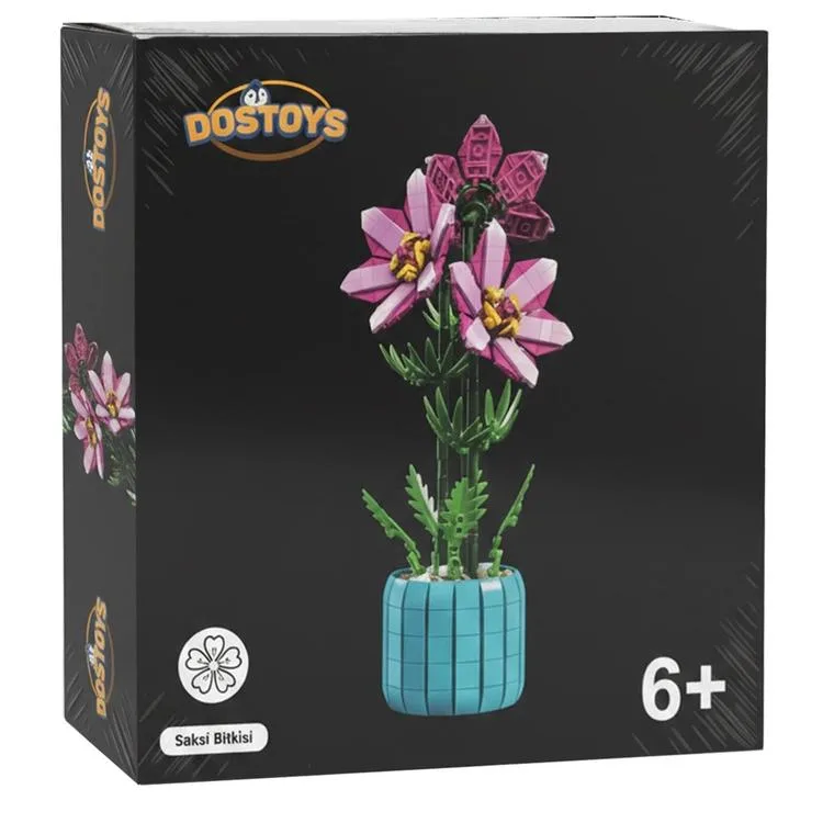 DOSTOYS 101-8 BLOK OYUNCAK SAKSI BİTKİSİ AÇELYA 6+