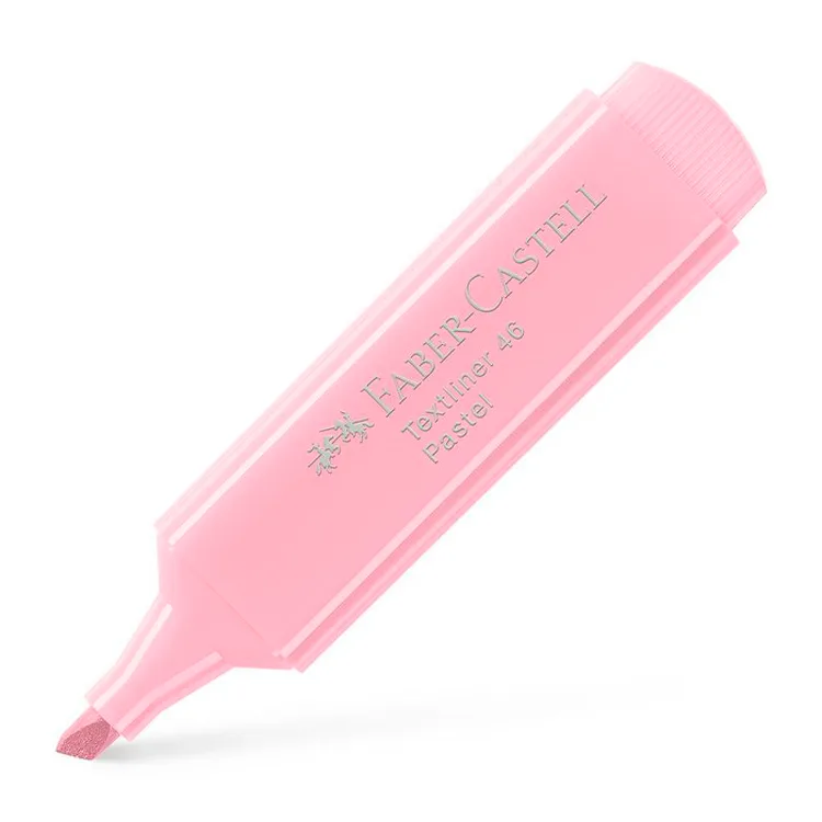 FABER CASTELL TEXTLINER FOSFORLU KALEM PASTEL AÇIK PEMBE 1546
