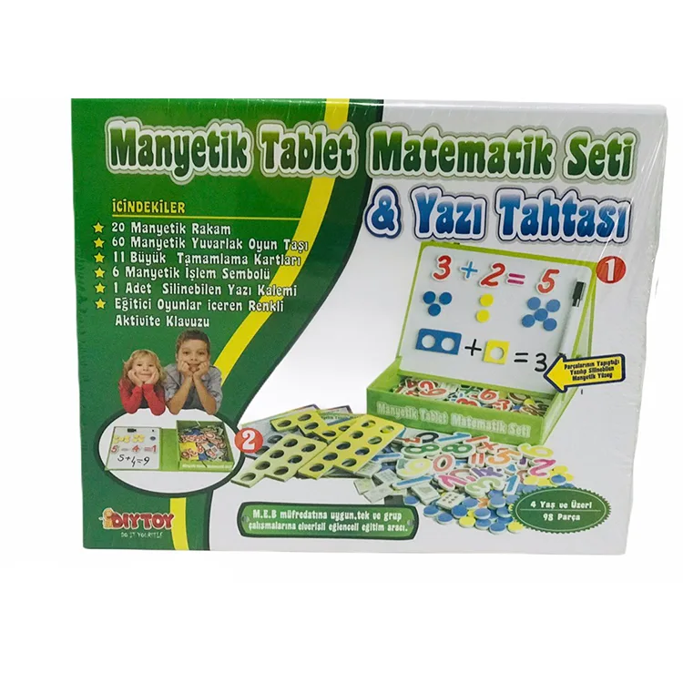 DİYTOY MANYETİK TABLET MATEMATİK EĞİTİM SETİ VE YAZI TAHTASI