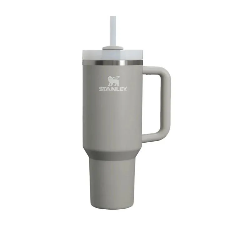STANLEY 10-10824-603 PİPETLİ QUENCHER H2.O FLOWSTATE 1.18 L. PASLANMAZ ÇELİK TERMOS BARDAK KÜL RENGİ