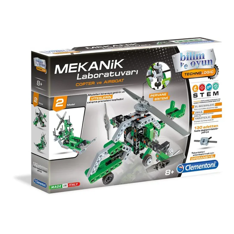 CLEMENTONI 64299 MEKANİK LABOTARUVARI COPTER & AIRBOAT