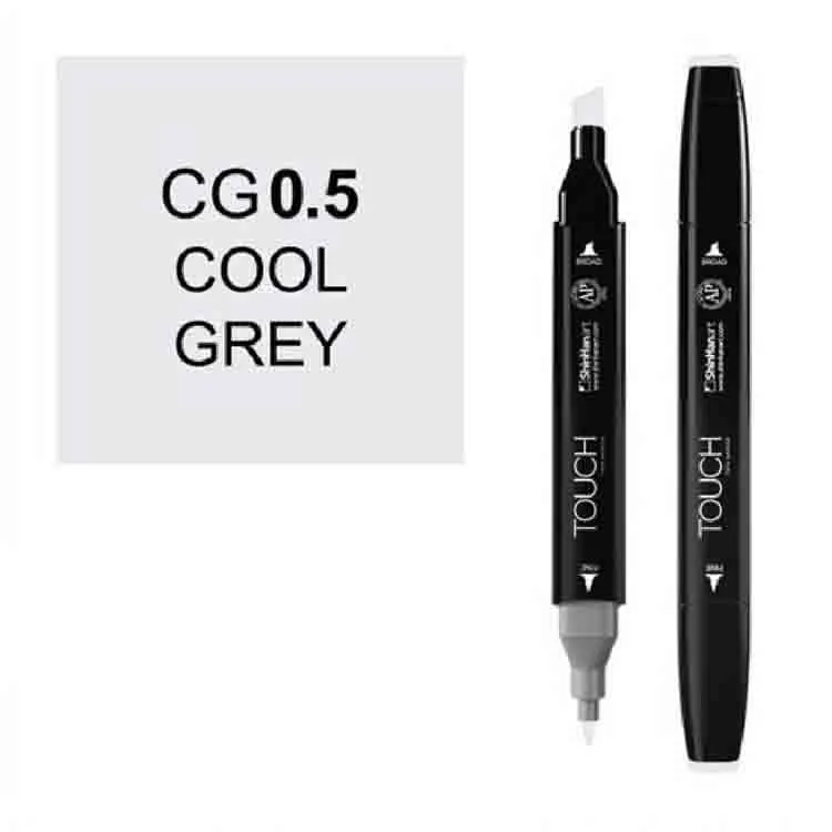 TOUCH TWIN CG0.5 ÇİFT UÇLU MARKER COOL GREY