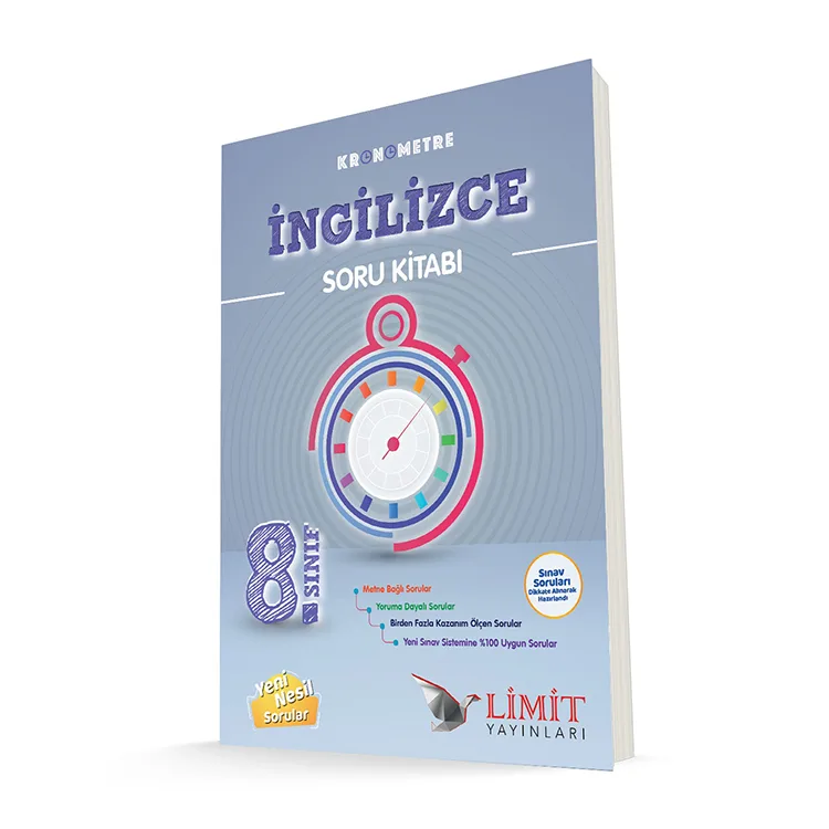 LİMİT 8. SINIF KRONOMETRE İNGİLİZCE SORU KİTABI