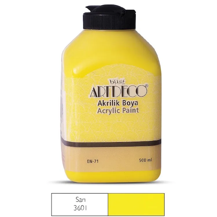 ARTDECO AKRİLİK BOYA 500 ML.SARI