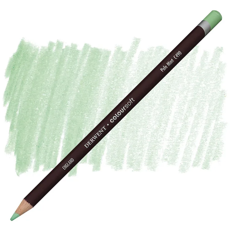 DERWENT COLOURSOFT - YUMUŞAK KURUBOYA KALEMİ- PALE MINT C490