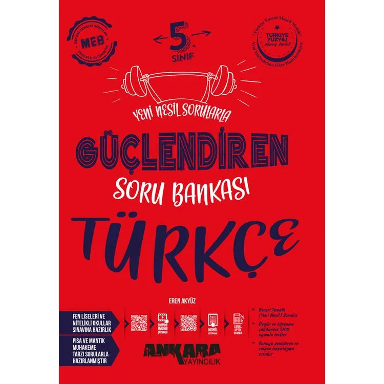 ANKARA 5.SINIF GÜÇLENDİREN TÜRKÇE SORU BANKASI
