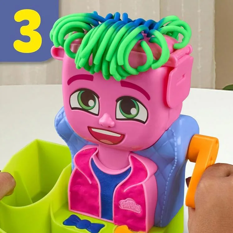 HASBRO PLAYDOH F8807 RENKLİ KUAFÖR SALONU OYUN SETİ 3+