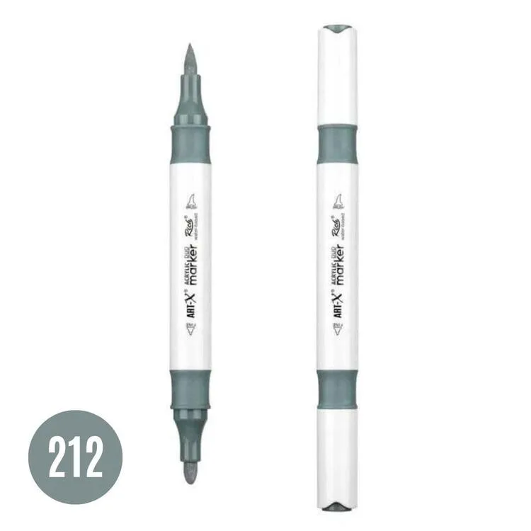 RİCH 17917-212 ART-X ÇİFT TARAFLI DUO AKRİLİK MARKER AÇIK GRİ