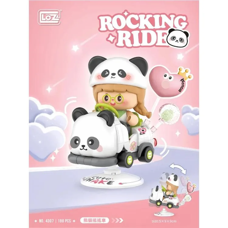 VAGONLIFE LOZ 4307 PANDA SALLANMA SÜRÜŞÜ 188 PARÇA BLOCK OYUNCAK 6+