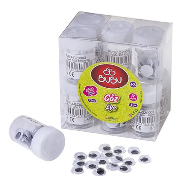 BU-BU OYNAR GÖZ SİYAH 15 MM. 8 GR. BUBU-GZ0004