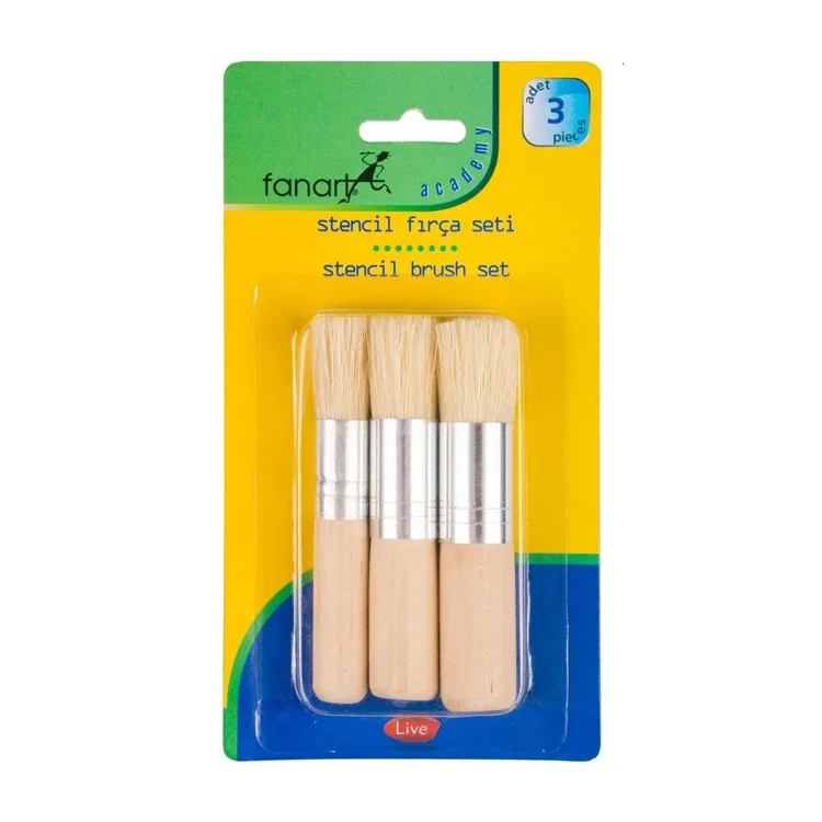 FANART ACADEMY STENCIL FIRÇA SET 3'lü 7980.S1