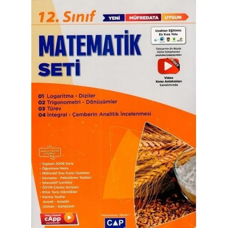ÇAP YAYINLARI 12.SINIF ANADOLU MATEMATİK SETİ