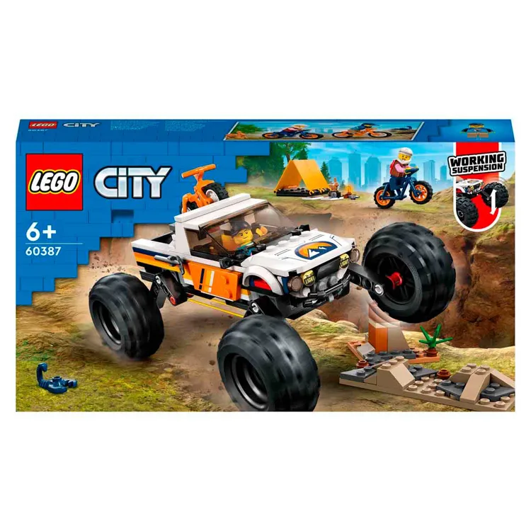 LEGO CITY 60387 4X4 ARAZİ ARACI MACERALARI
