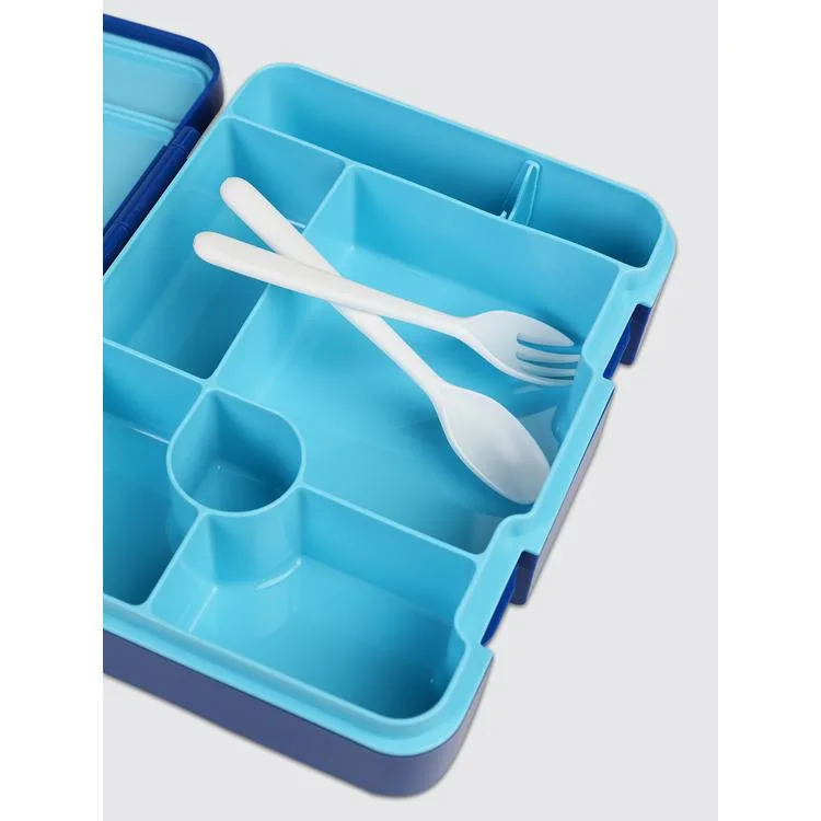 UZSPACE VGN-091 4 BÖLMELİ YEMEK KABI - LUNCH BOX 1300 ML MAVİ