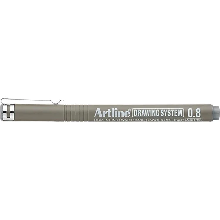 ARTLINE 238N DRAWİNG SYSTEM ÇİZİM KALEMİ 0.8 mm GREY