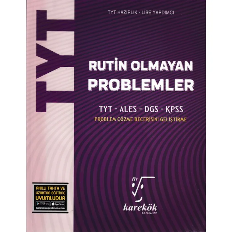 KAREKÖK TYT RUTİN OLMAYAN PROBLEMLER