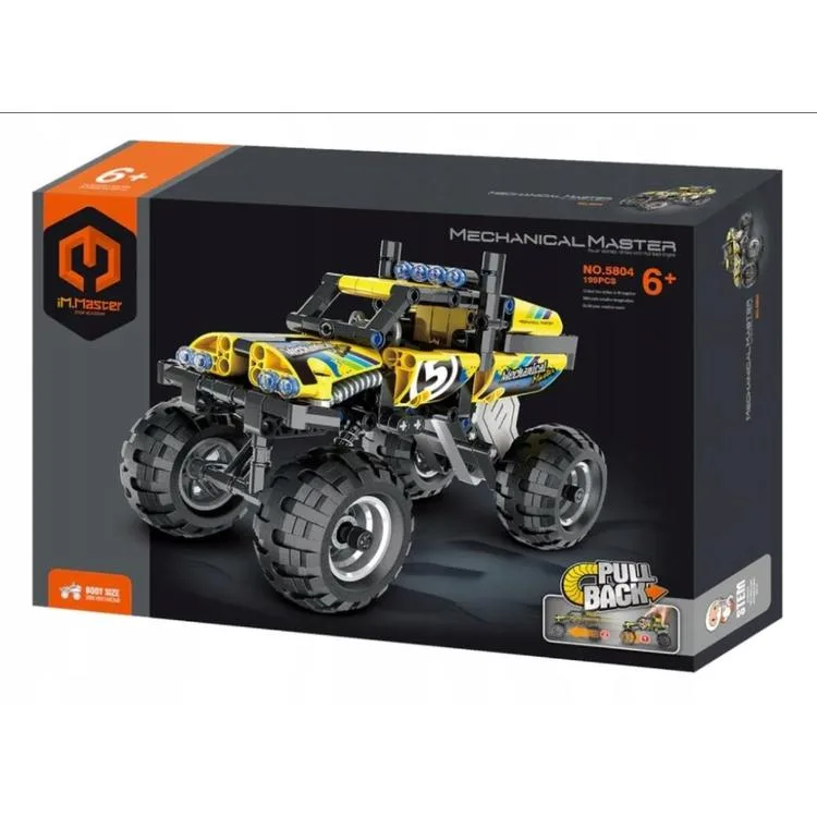 SUNMAN İM. MASTER NO.5804 ÇEK-BIRAK ARAZİ ARACI SARI LEGO YAPIM SETİ 199 PARÇA 6+