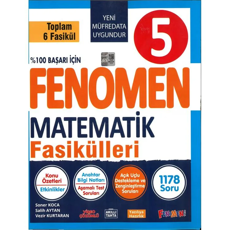 FENOMEN 5. SINIF MATEMATİK FASİKÜLLERİ SETİ 7 FASİKÜL