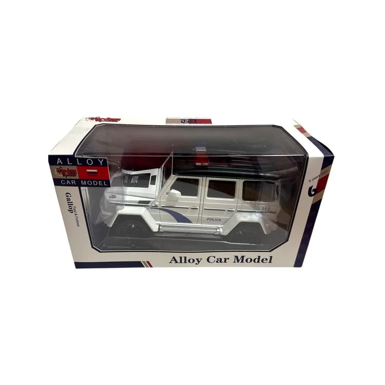 VARDEM C2433 ALLOY CAR ÇEK BIRAK IŞIKLI VE SESLİ AÇILABİLİR KAPI MOTORLU 1:24 POLİS JEEP KUTULU 6+ TEKLİ