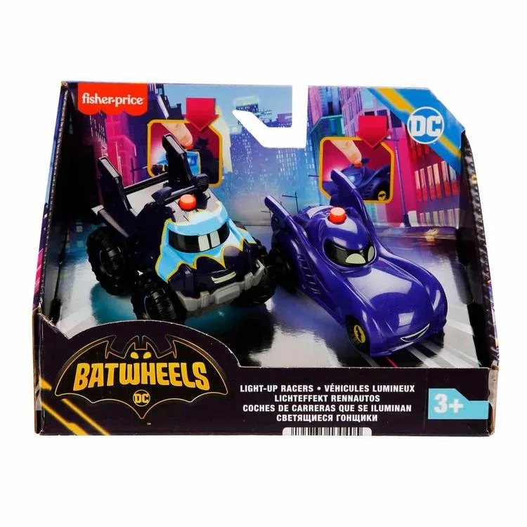 FİSHER-PRICE BATWHEELS HML25 IŞIKLI YARIŞÇILAR BAM VE BUFF 2'Lİ