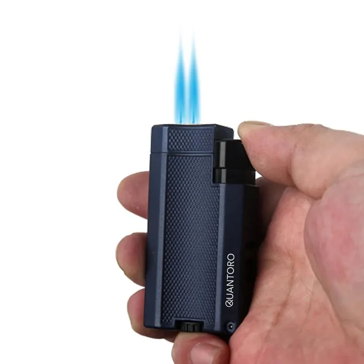 QUANTORO MGM04-2 DELİCİLİ ÇİFT TORCH – JET ALEV ÇAKMAK – KIRMIZI