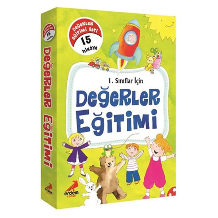 ERDEM YAYINLARI 1. SINIFLAR İÇİN DEĞERLER EĞİTİMİ SETİ 15 KİTAP