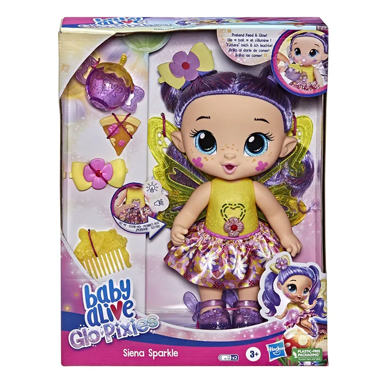 HASBRO F2414/ F2593 BABY ALIVE GLOPIXIES PERİ BEBEK SIENA SPARKLE