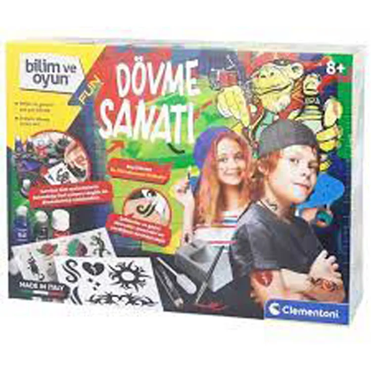 CLEMENTONI 64329 BİLİM VE OYUN DÖVME SANATI