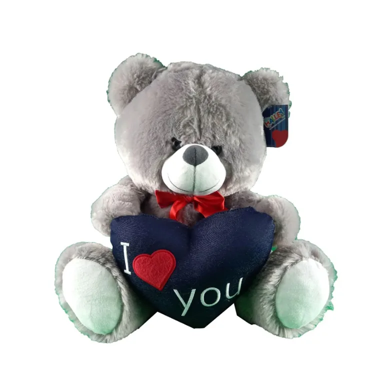 HALLEY PL62545 PELUŞ I LOVE YOU KOT KALPLİ AYI 50 CM