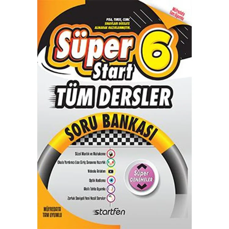 STARTFEN 6. SINIF TÜM DERSLER SORU BANKASI