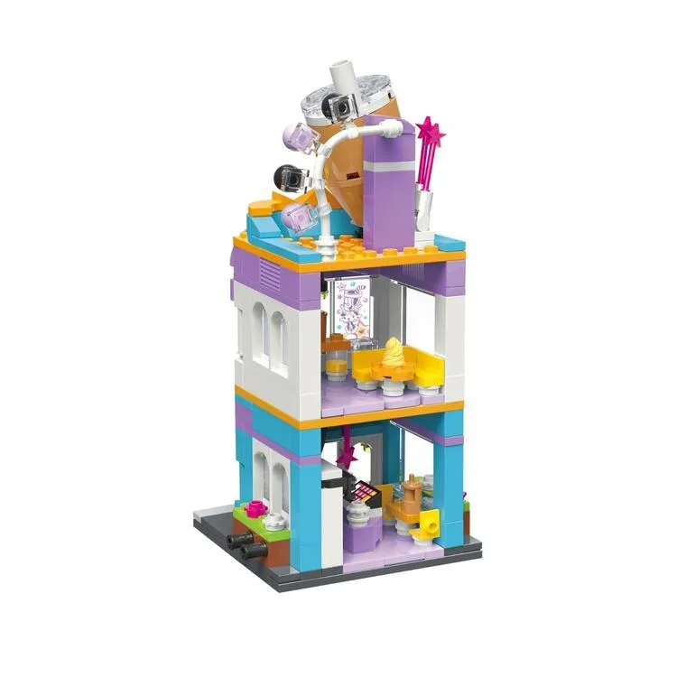 VAGONLIFE KEEPPLEY C0108 BUBBLE TEA KAFE 302 PARÇA BLOCK OYUNCAK +6