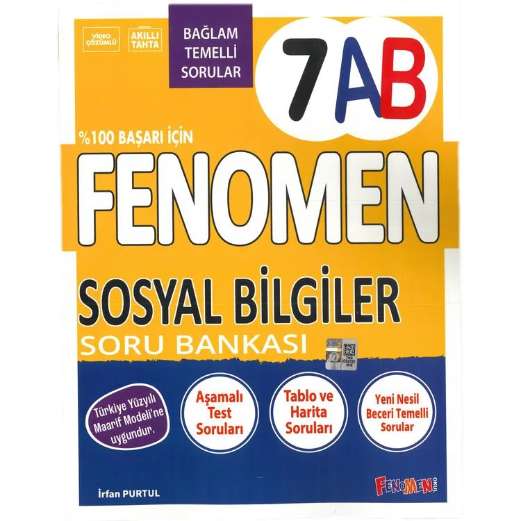 FENOMEN 7. SINIF SOSYAL BİLGİLER A-B SORU BANKASI
