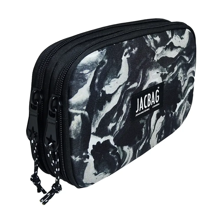 JACBAG DUAL COVER JAC-11 OVAL- ÇİFT KAPAKLI KALEM ÇANTASI