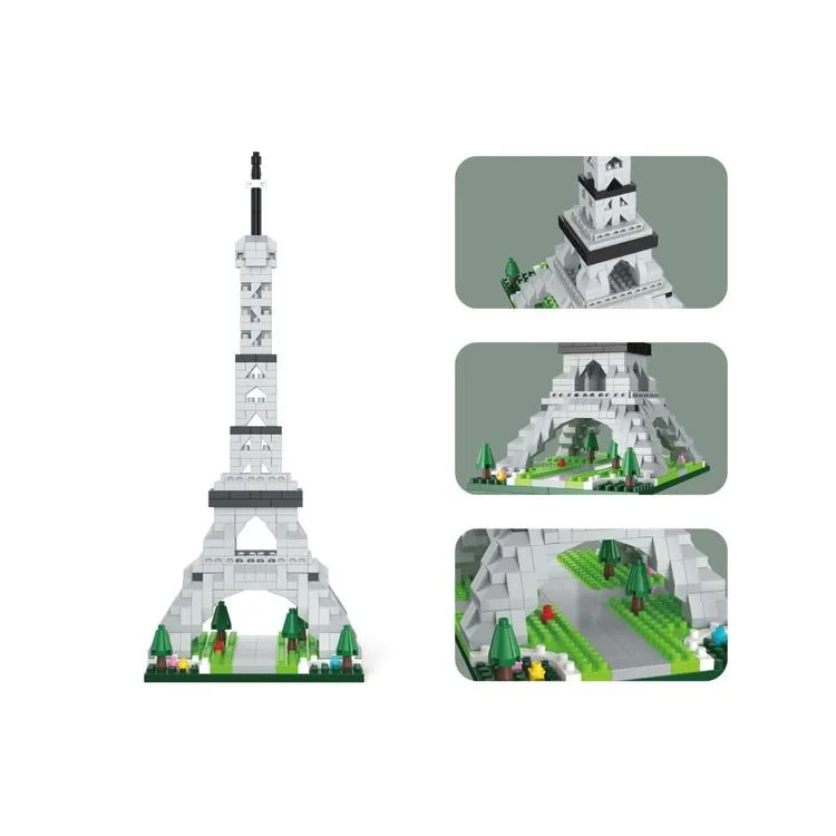 SUNMAN KOCO NO.02055 WORLD ATTRACTIONS EIFFEL TOWER LEGO YAPIM SETİ 538 PARÇA 6+