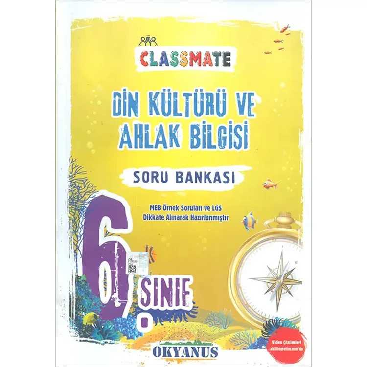 OKYANUS 6. SINIF CLASSMATE DİN KÜLTÜRÜ VE AHLAK BİLGİSİ SORU BANKASI