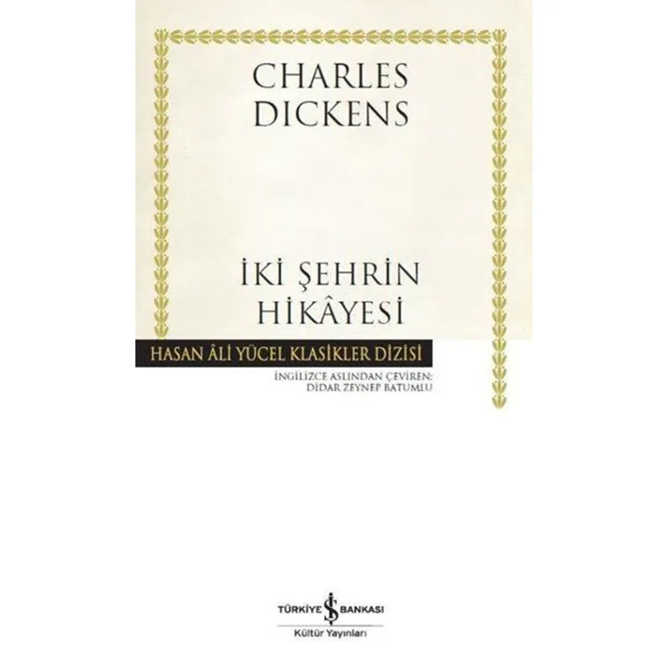 İKİ ŞEHRİN HİKAYESİ HASAN ALİ YÜCEL KLASİKLERİ KARTON KAPAK