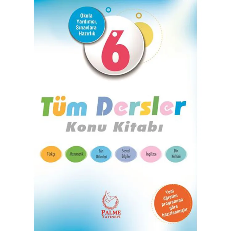 PALME 6. SINIF TÜM DERSLER KONU KİTABI