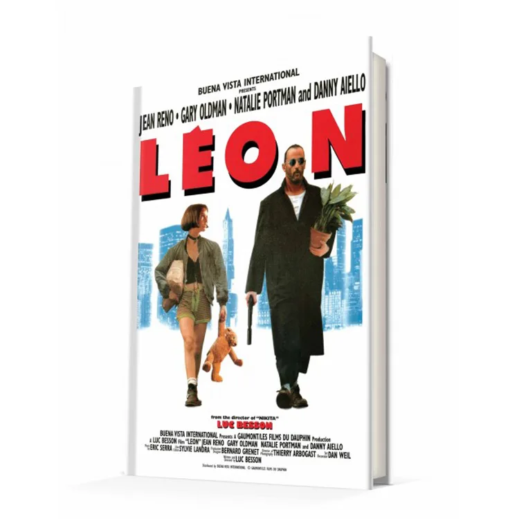 DEFFTER FİLM AFİŞLERİ / LEON SERT KAPAK A5 ÇİZGİLİ DEFTER 96 YP