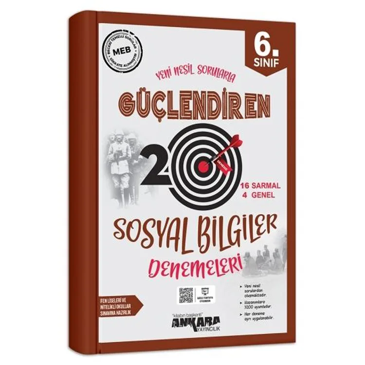 ANKARA 6.SINIF 20 GÜÇLENDİREN SOSYAL BİLGİLER DENEME