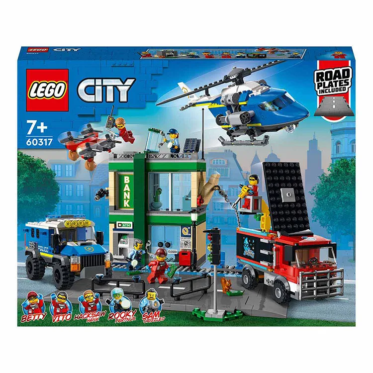 LEGO CITY 60317 POLICE CHASE AT THE BANK